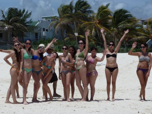 Bachelorette Party on the beach